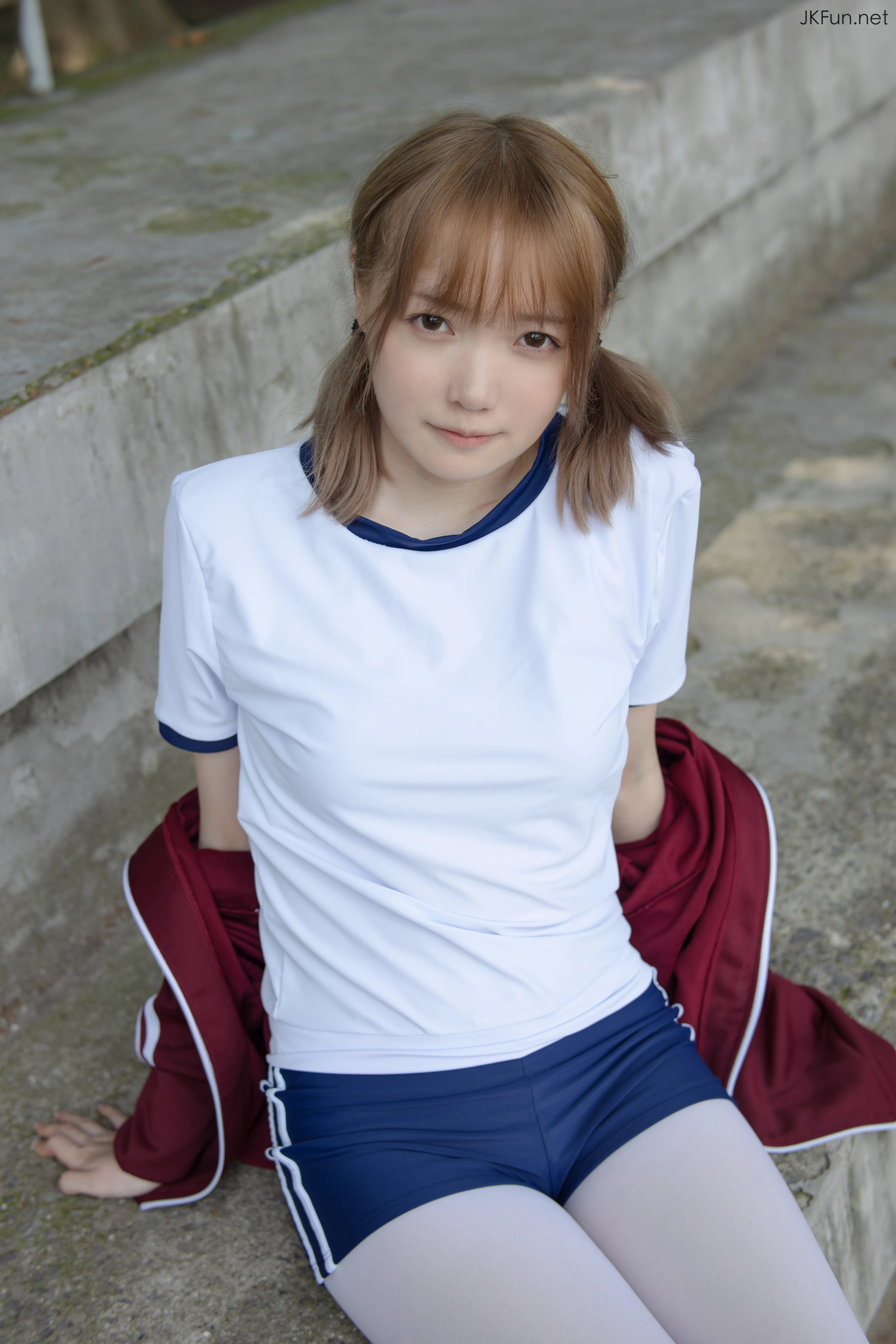 森萝财团 [JKFUN-019] 80D白丝外景体操服 Aika [107P 1V]插图7